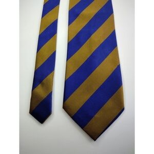 Henry Jacobson diagonal stripe silk necktie